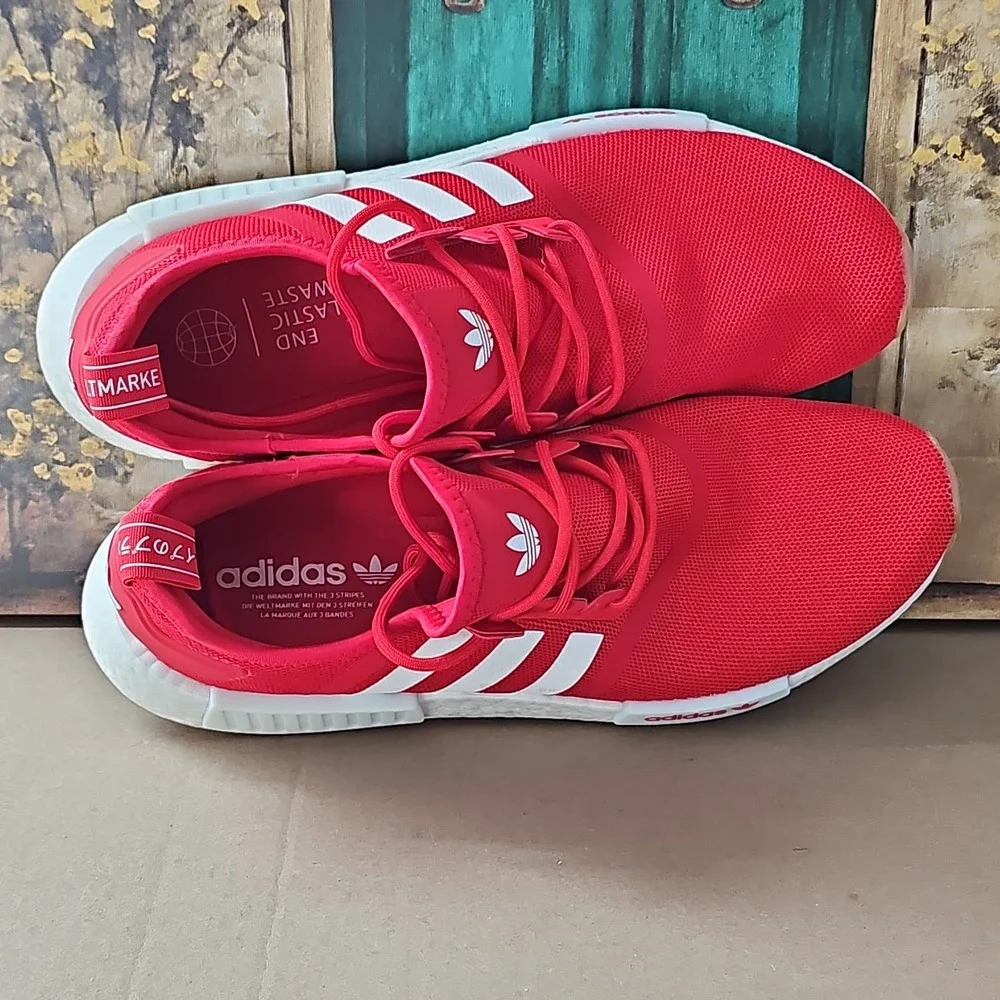 Adidas NMD_R1 Boost Running Shoe / Vivid Red / GY6056 / Size 11 Ultra